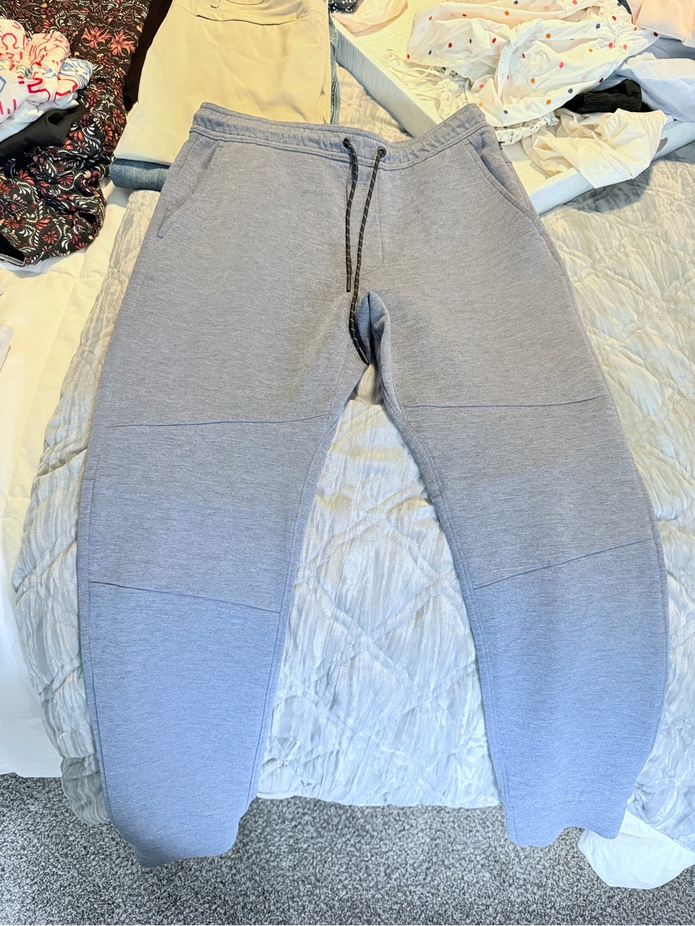 American Eagle Outfitters Light Gray Men's Jogger Sweatpants
